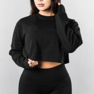 NWOT Alphalete Oversized Crop Top Size SM